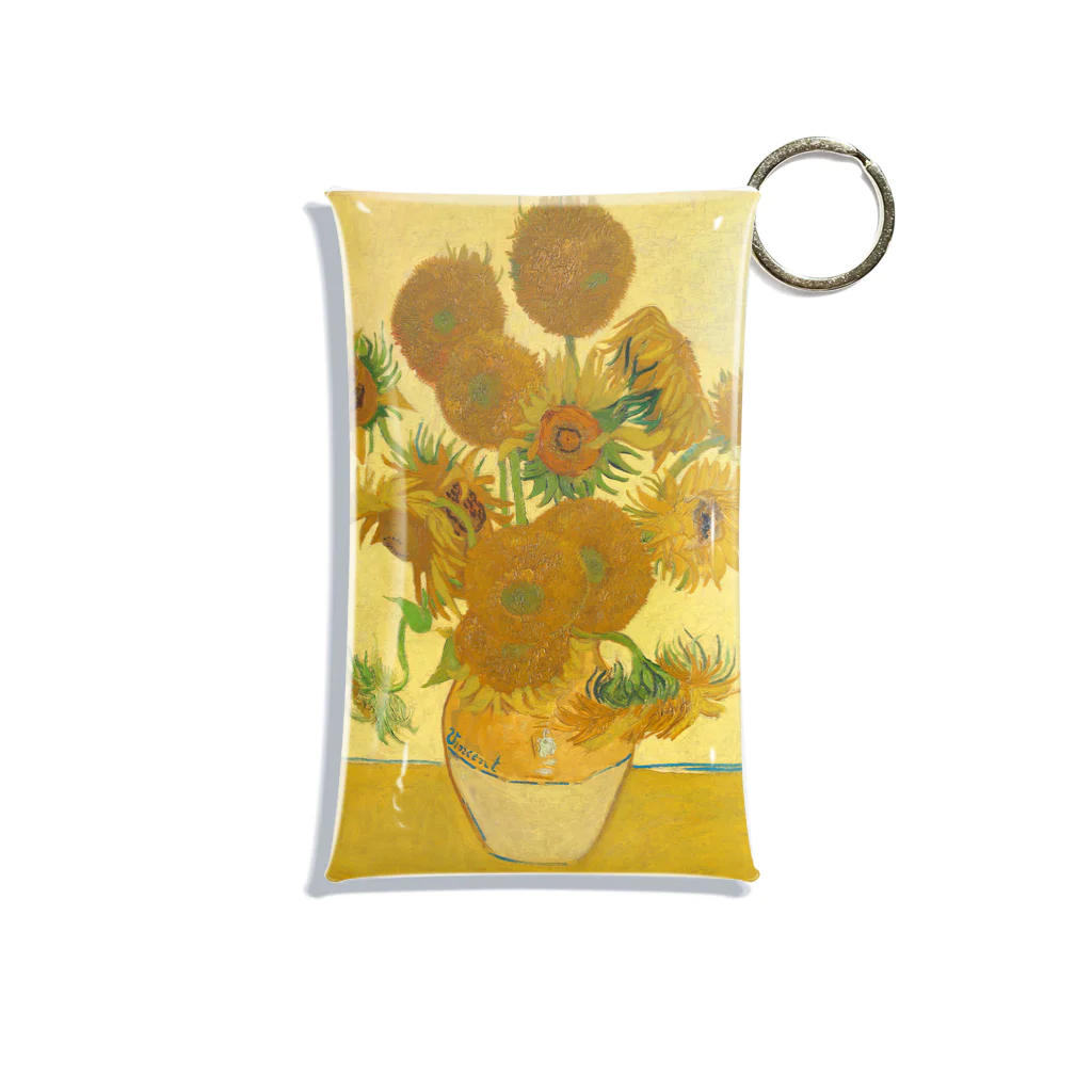 世界美術商店のひまわり / Sunflowers Mini Clear Multipurpose Case