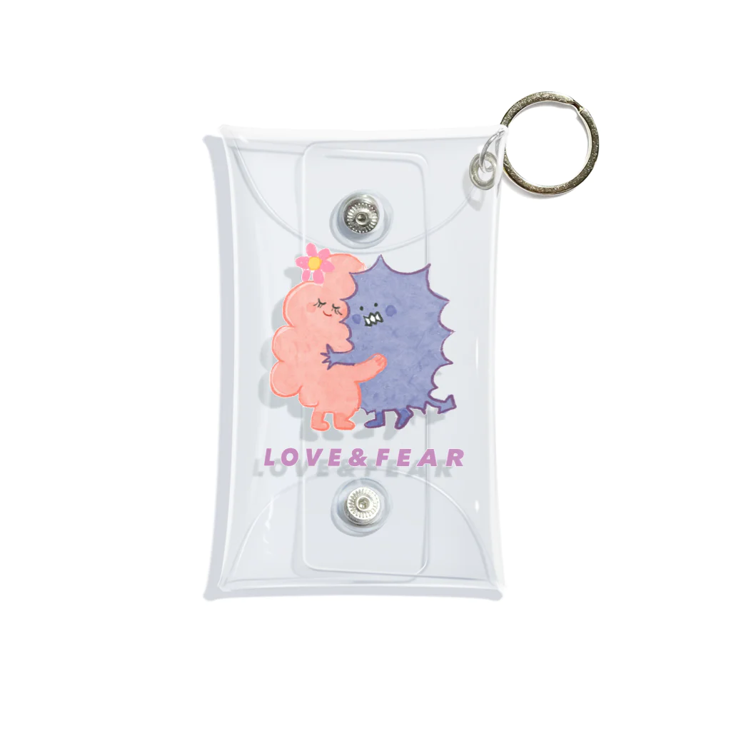 クドウナミのLOVE＆FEARペア Mini Clear Multipurpose Case