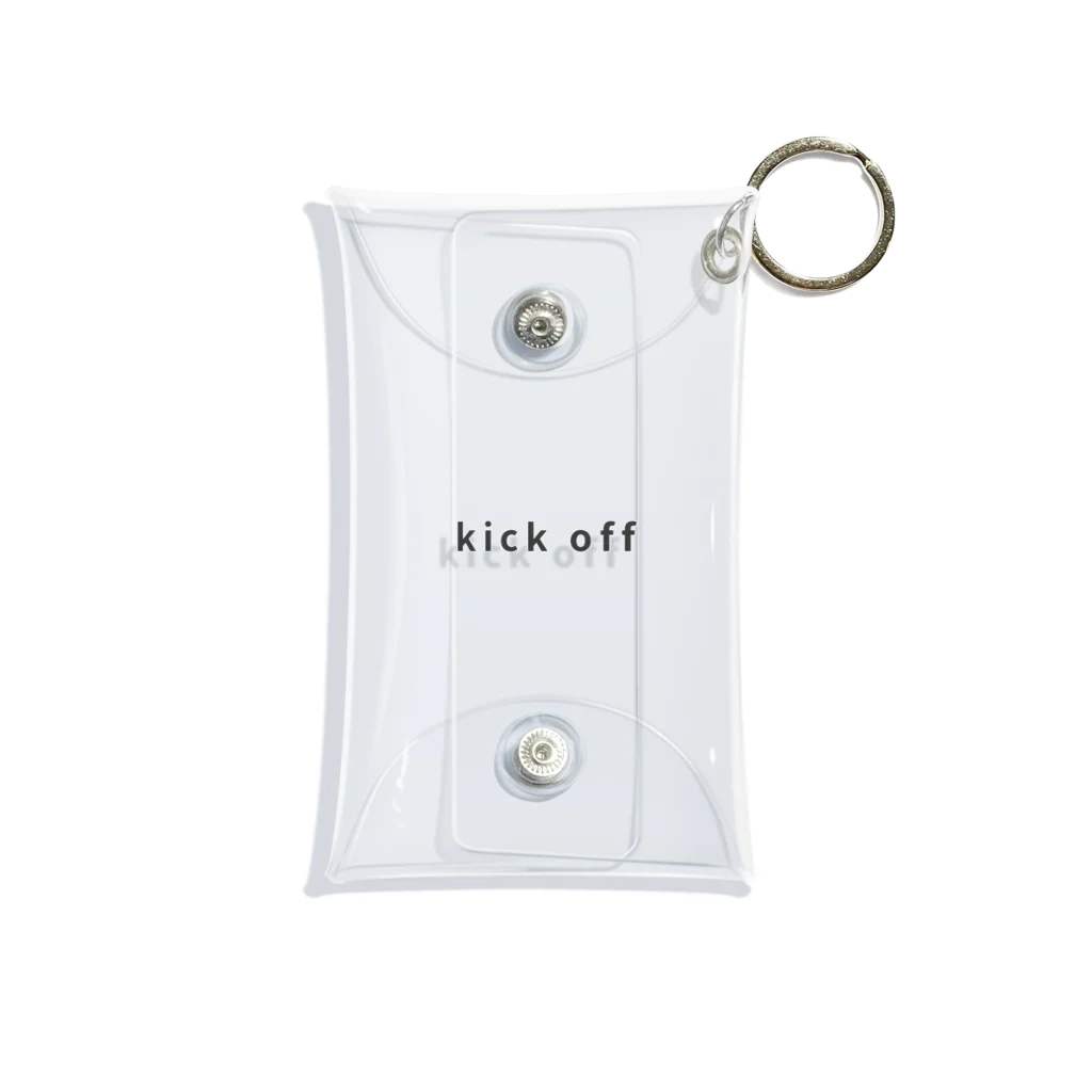 i am supporterのkick off Mini Clear Multipurpose Case