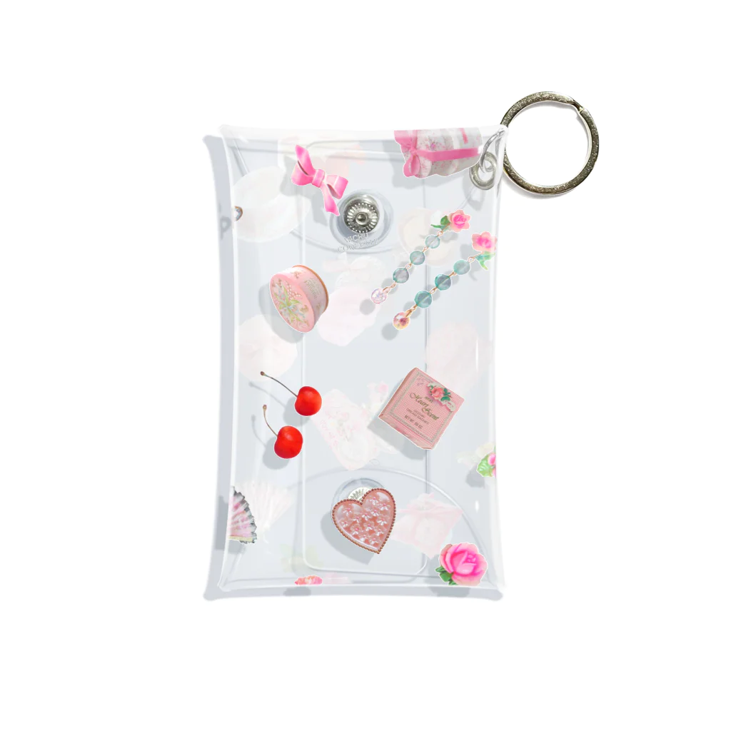 MICHU_COQUETTEのMICHU COQUETTE vorious items clear case mini Mini Clear Multipurpose Case