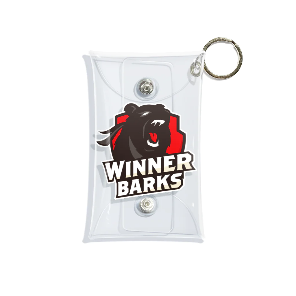 WinnerBarks Ent.のWinnerBarksチームロゴ Mini Clear Multipurpose Case