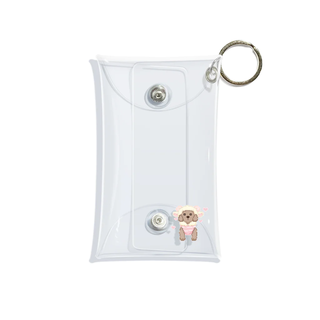 Nene's shopのあざとかわいいトイプードル Mini Clear Multipurpose Case