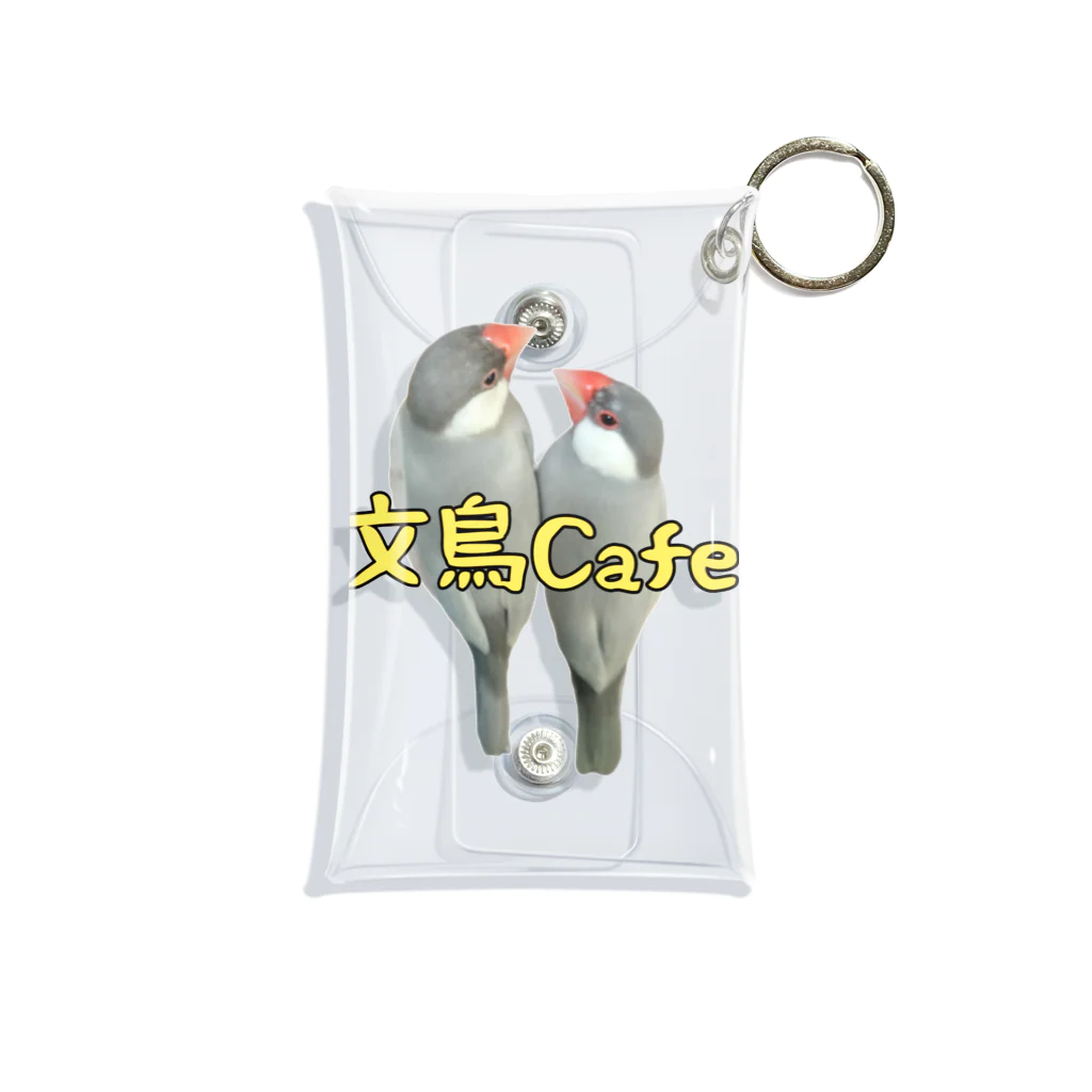 oikenokaeru3の文鳥Cafe Mini Clear Multipurpose Case