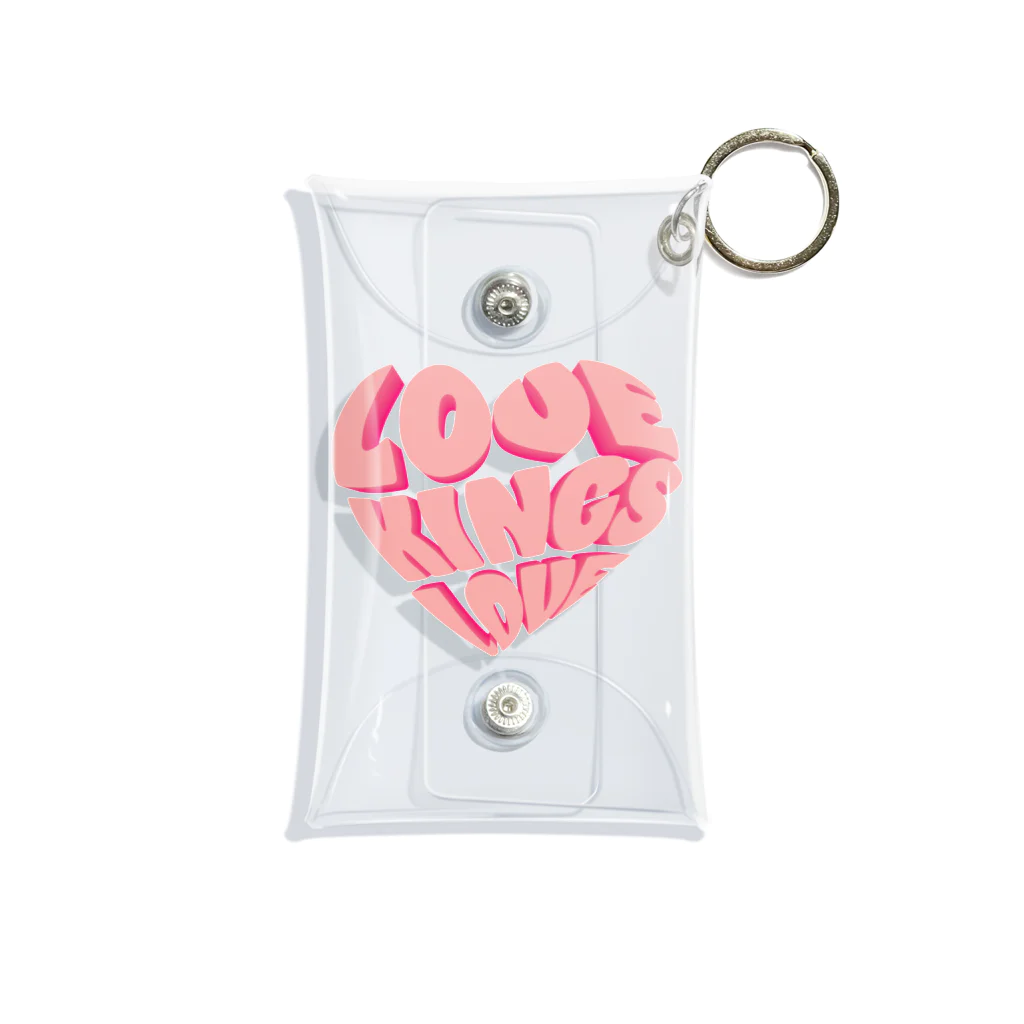 WAVY ONLINE SHOPのLOVE KINGS Mini Clear Multipurpose Case