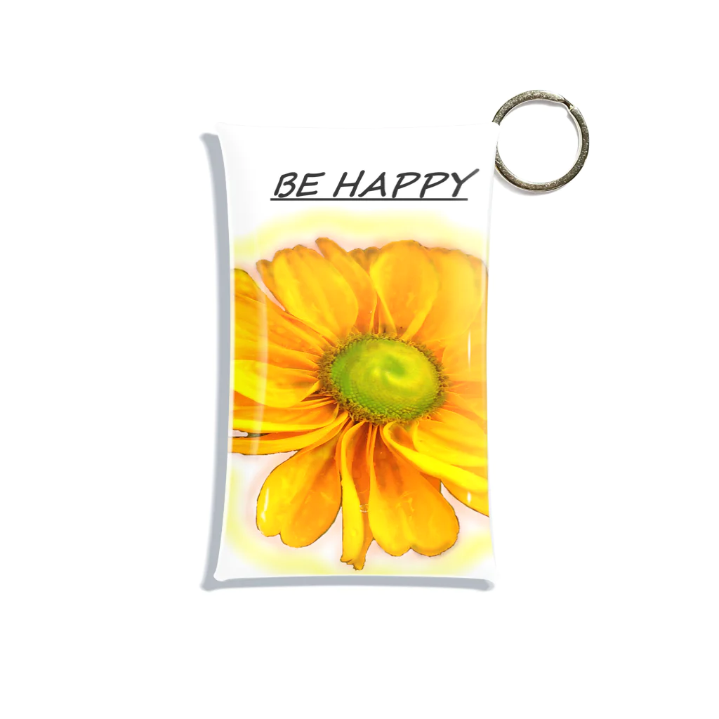 ♡BE HAPPY♡のBE  HAPPY Mini Clear Multipurpose Case