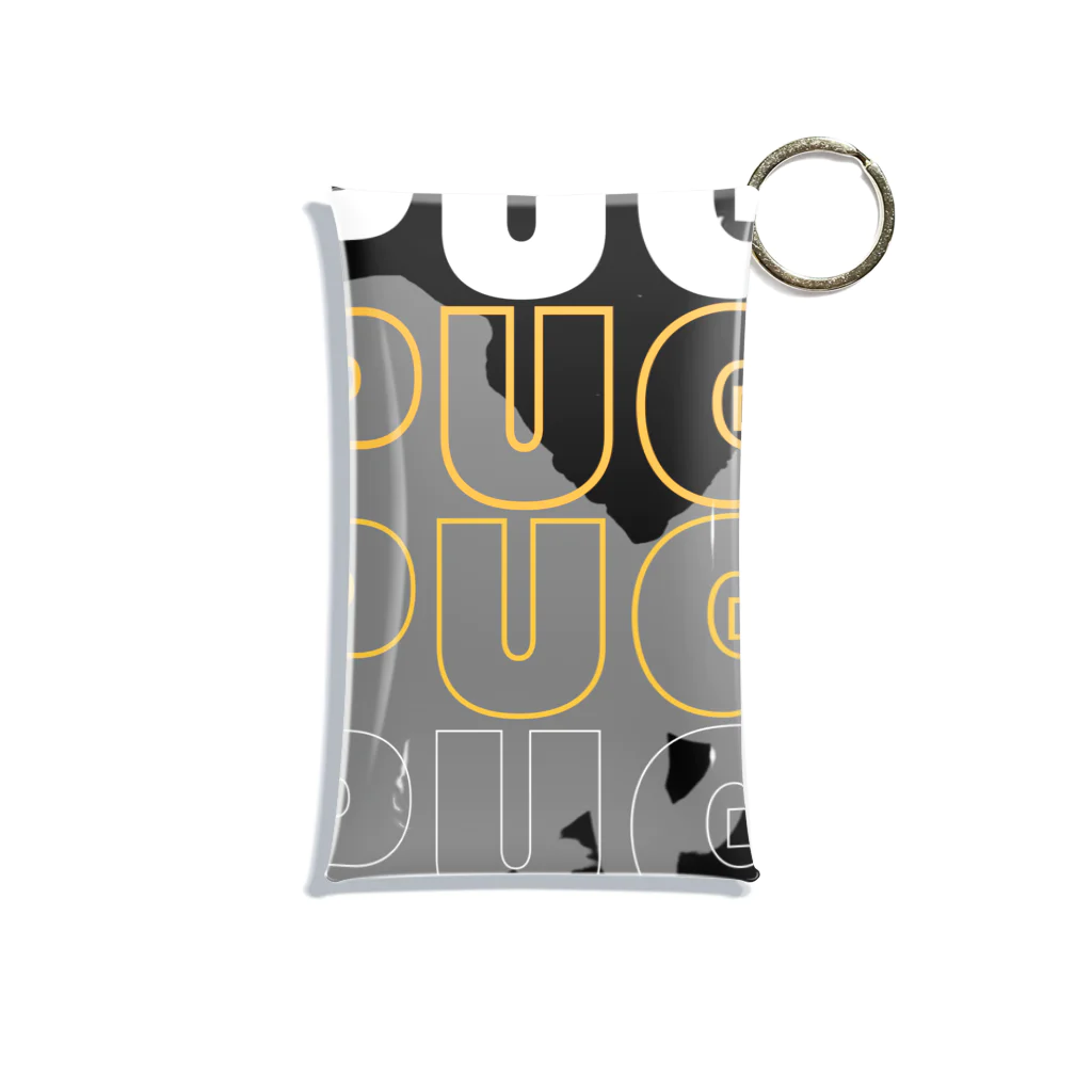 INULAVITAのPug silhouette Mini Clear Multipurpose Case
