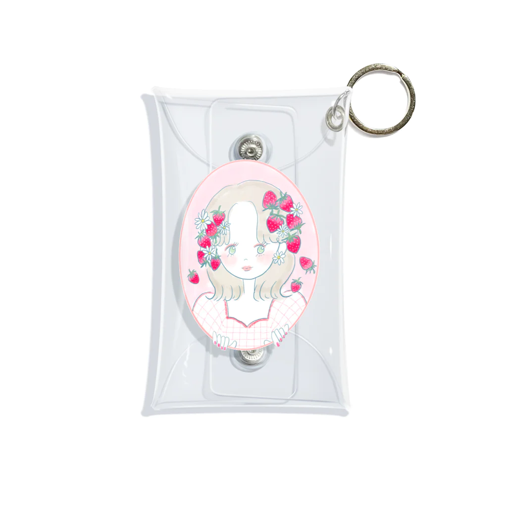 watanabe aiko わたなべあいこのいちご畑がーる Mini Clear Multipurpose Case