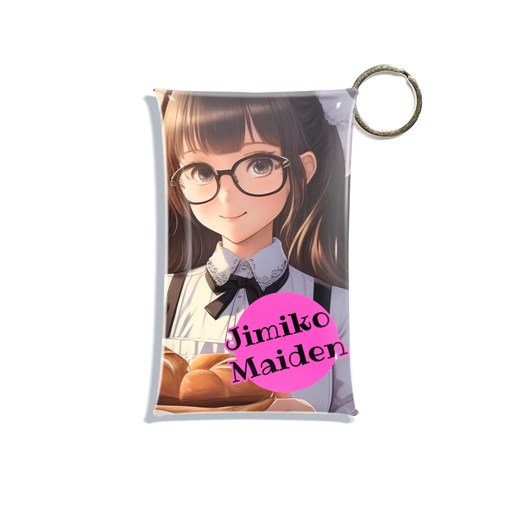 Jimiko Maiden (ジミコメイデン)の【Jimiko Maiden】パンとメイドさん Mini Clear Multipurpose Case