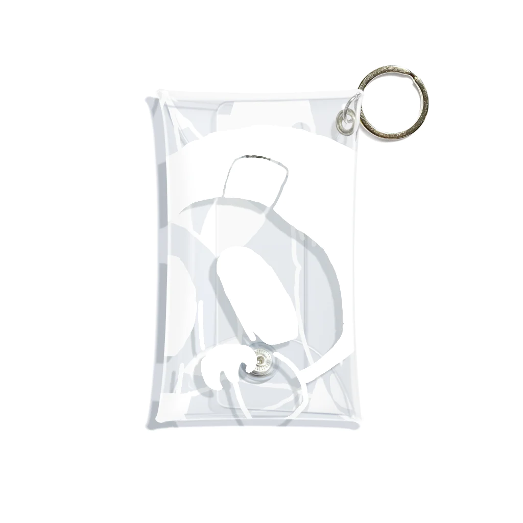 WanWanPandaの魚パンダ Mini Clear Multipurpose Case