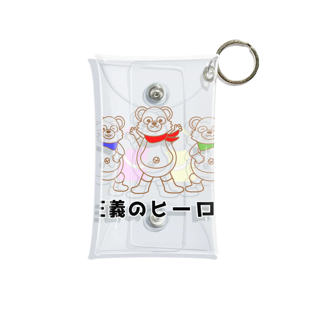 momolove の正義のヒーロー Mini Clear Multipurpose Case