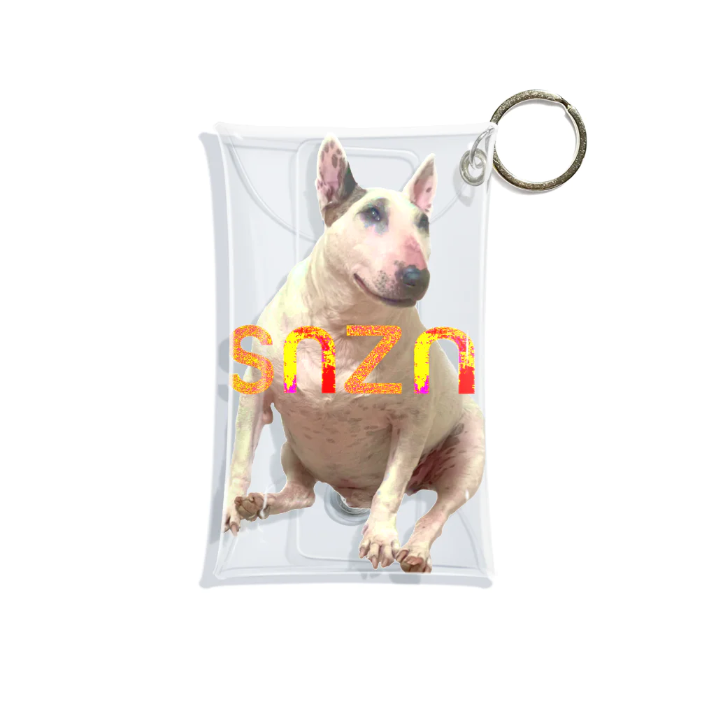 snznのsnzn_BullTerrier Mini Clear Multipurpose Case