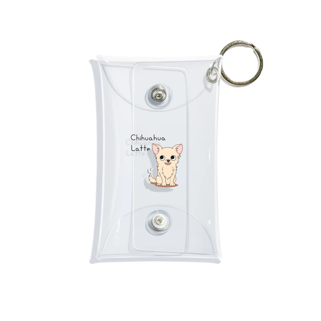 Bordercollie Streetのch-latte-2 Mini Clear Multipurpose Case