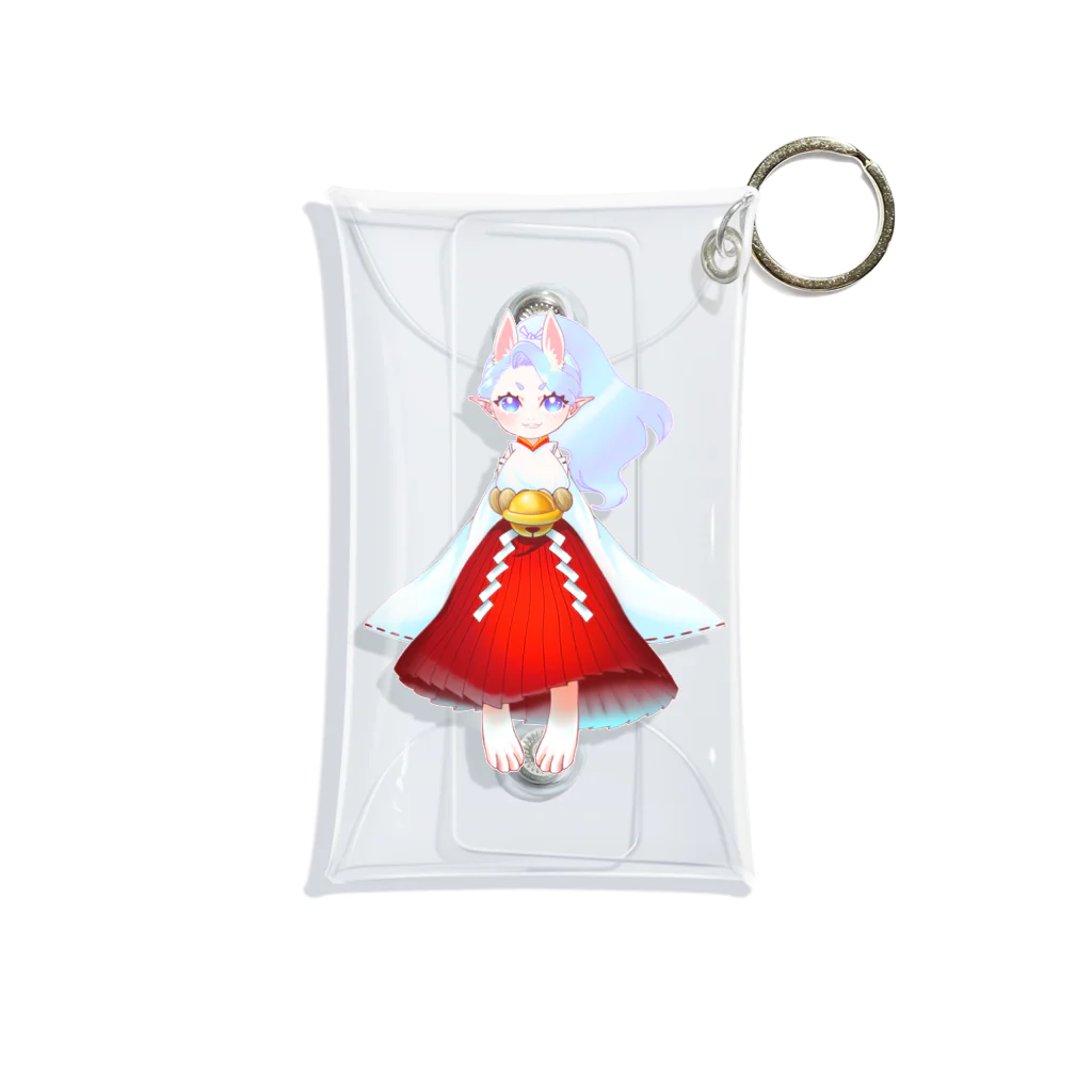 虹狐ちゃんのお店のにじげん尼崎公式キャラクター　天音虹狐　配信Ver Mini Clear Multipurpose Case