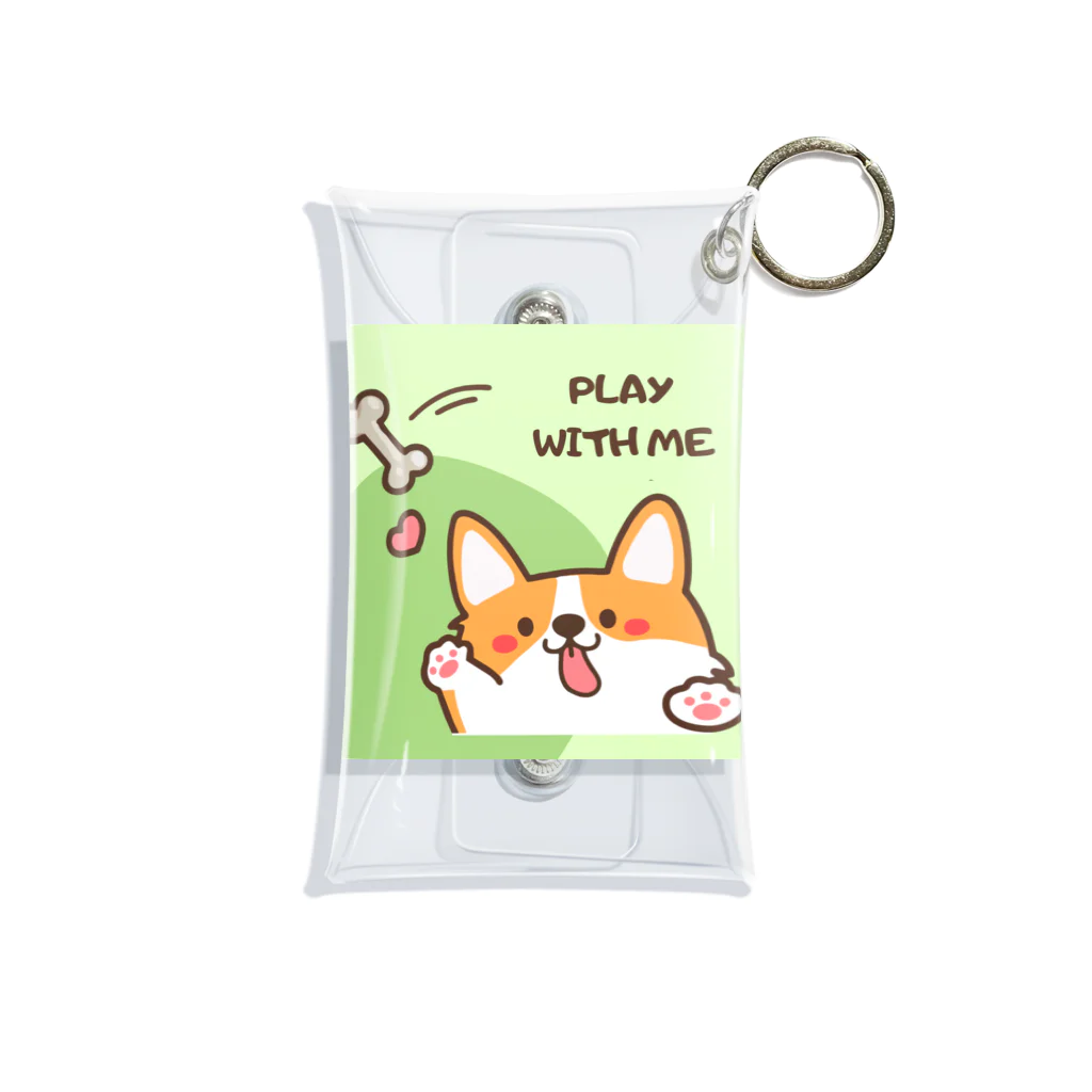 ロイ@イラストレーターHEXANFT販売美麗イラスト描きますのPLAY WITH ME Mini Clear Multipurpose Case