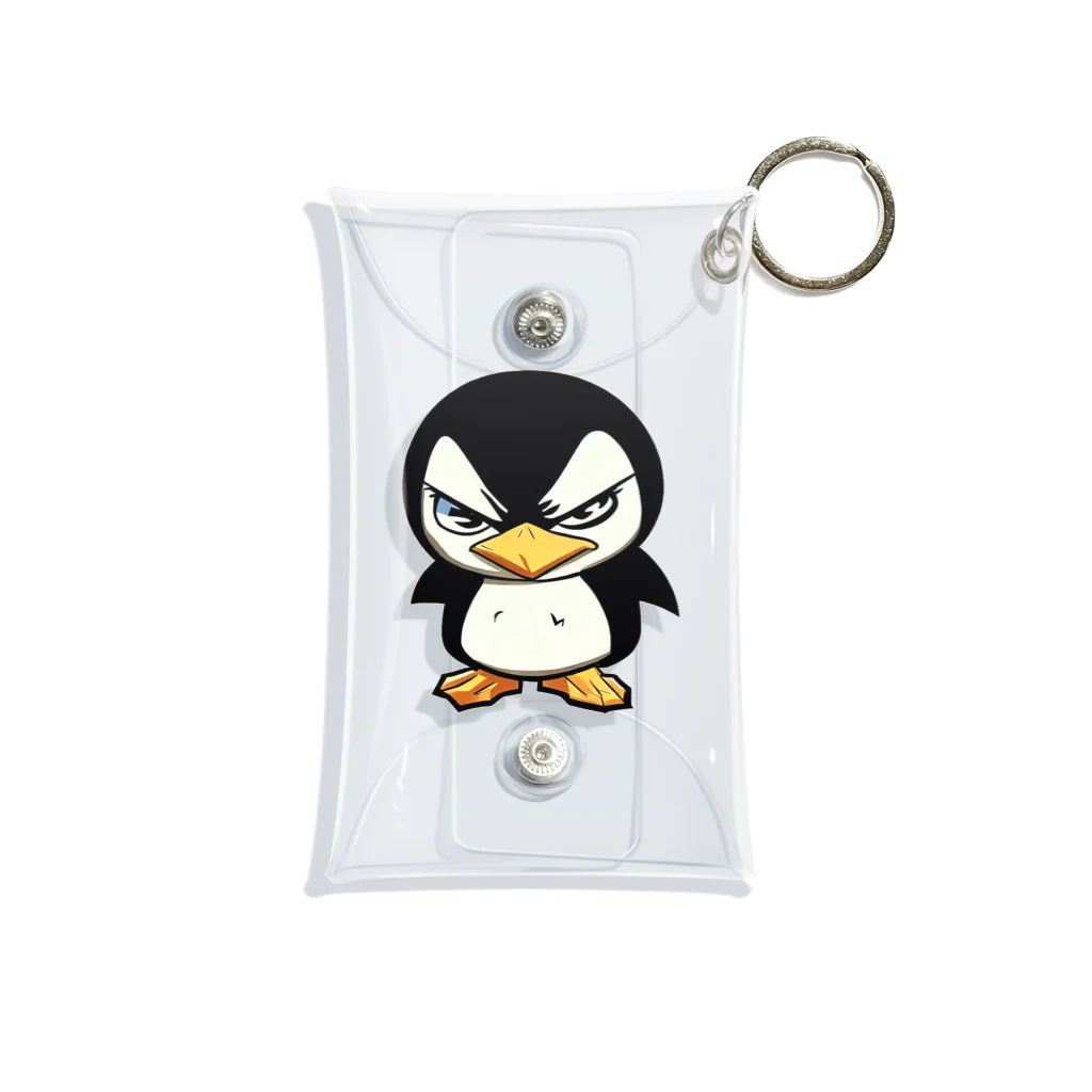 スバルSUZURI店のnaughty penguin 01 Mini Clear Multipurpose Case