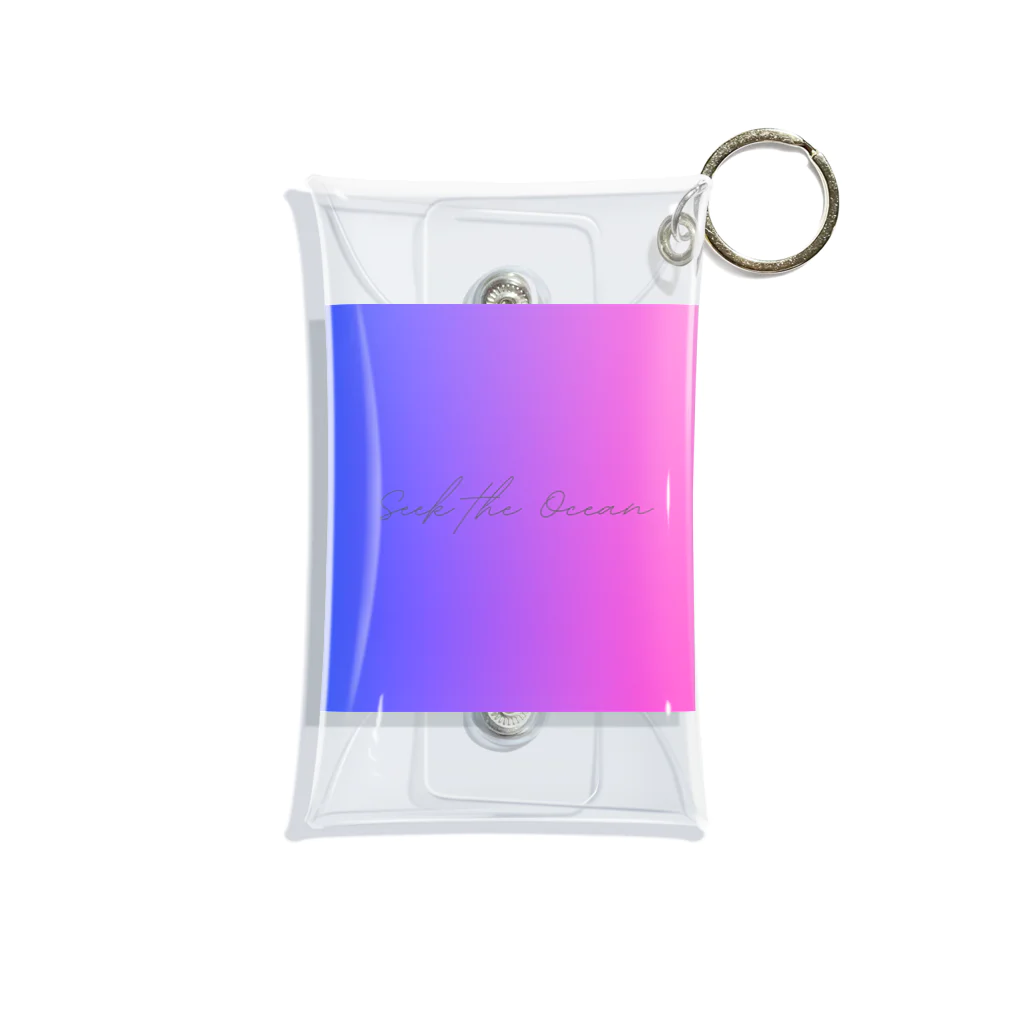 真希ショップのseek the oeeanプリントグッズ Mini Clear Multipurpose Case