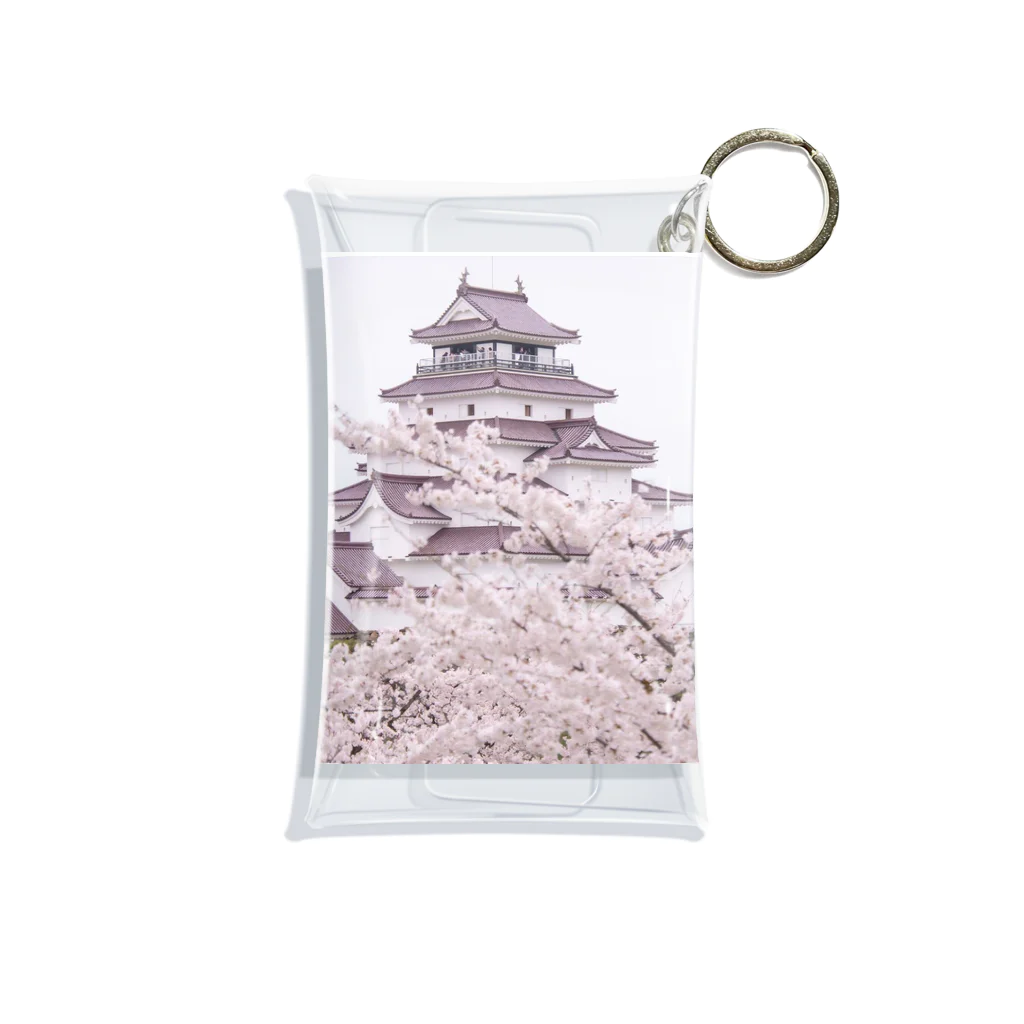 TMK-のシロと桜 Mini Clear Multipurpose Case