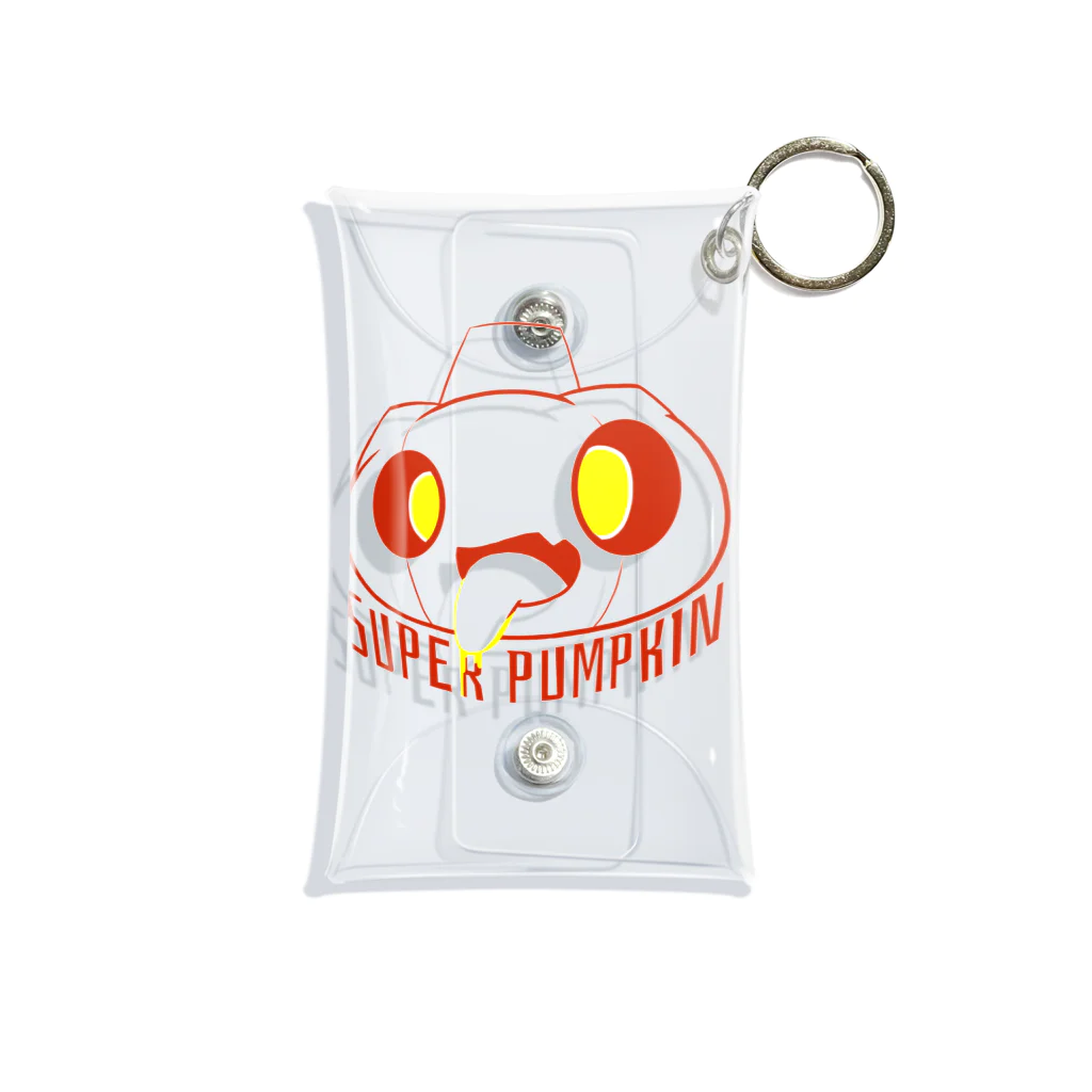 SUPER_PUMPKINのSUPER_PUMPKIN フレーム茶 Mini Clear Multipurpose Case