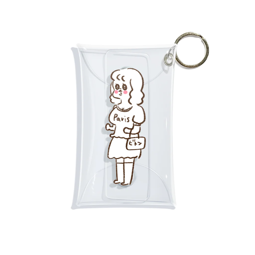 やまもとりえのパリス（Yちゃん） Mini Clear Multipurpose Case