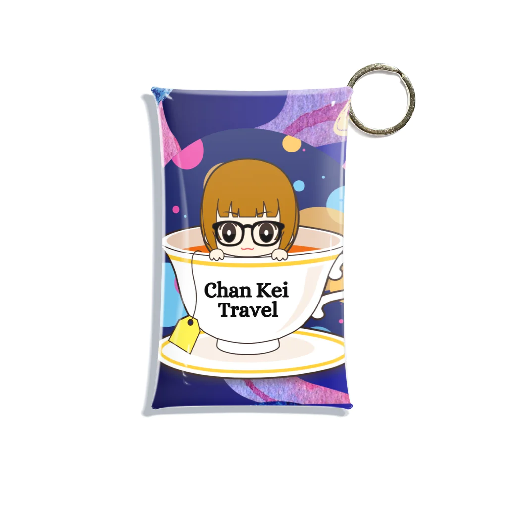 Chan Kei Travel OFFICIAL WEB SHOPの【Chan Kei Travel】環島挑戦記念ミニクリアマルチケース（Tカップ） Mini Clear Multipurpose Case