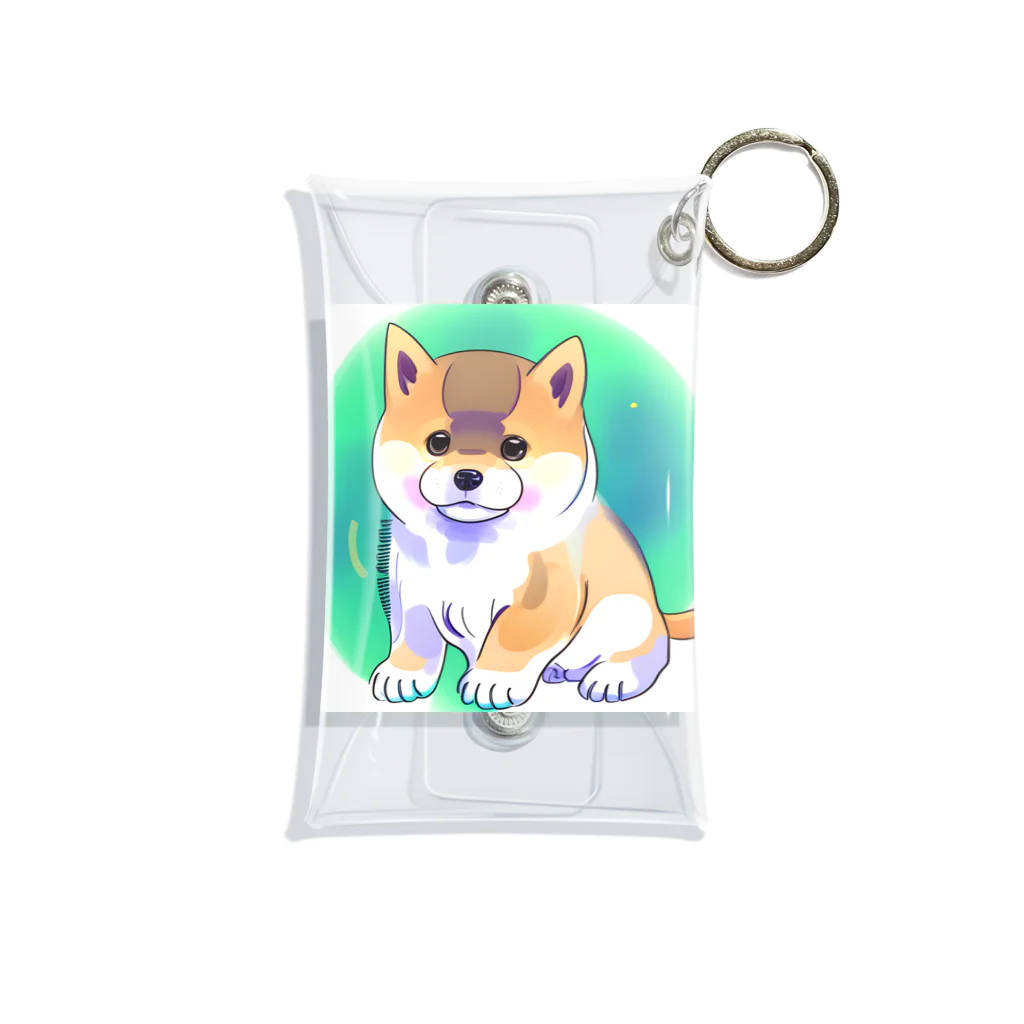 柴犬ラルフのイラスト柴犬 Mini Clear Multipurpose Case