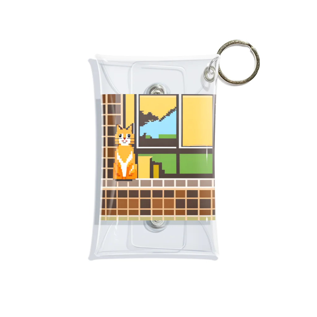 getprizeのドット絵の猫 Mini Clear Multipurpose Case