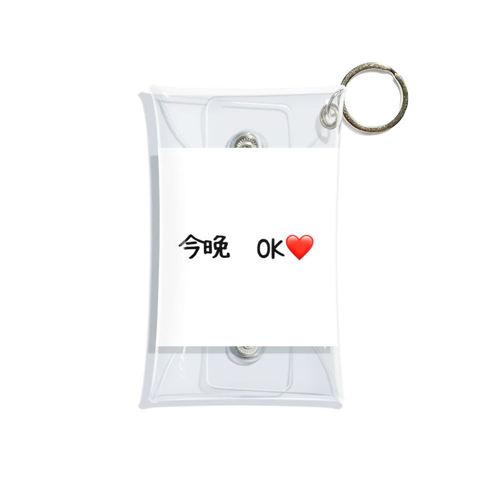 matu0の今晩　OK❤️ Mini Clear Multipurpose Case