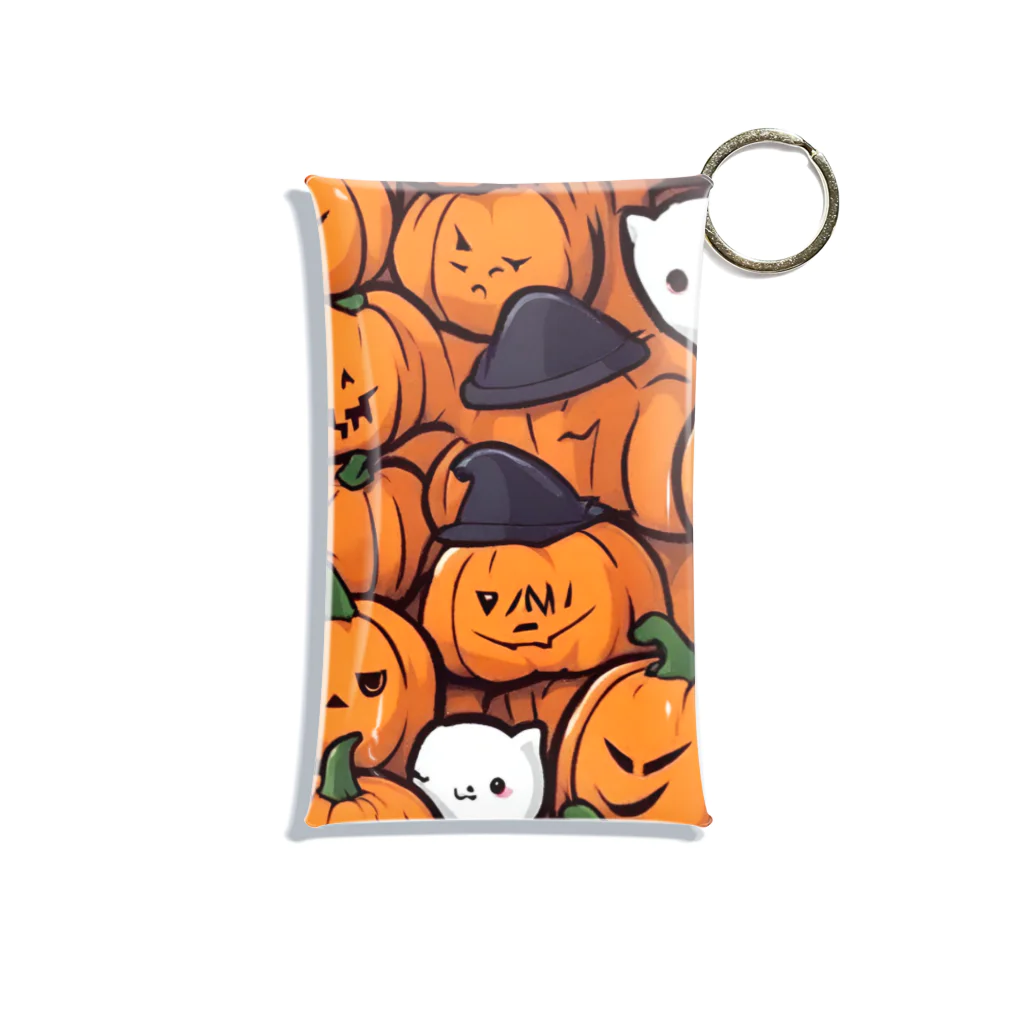 カツヒサ☆のハロウィン　かぼちゃグッズ Mini Clear Multipurpose Case