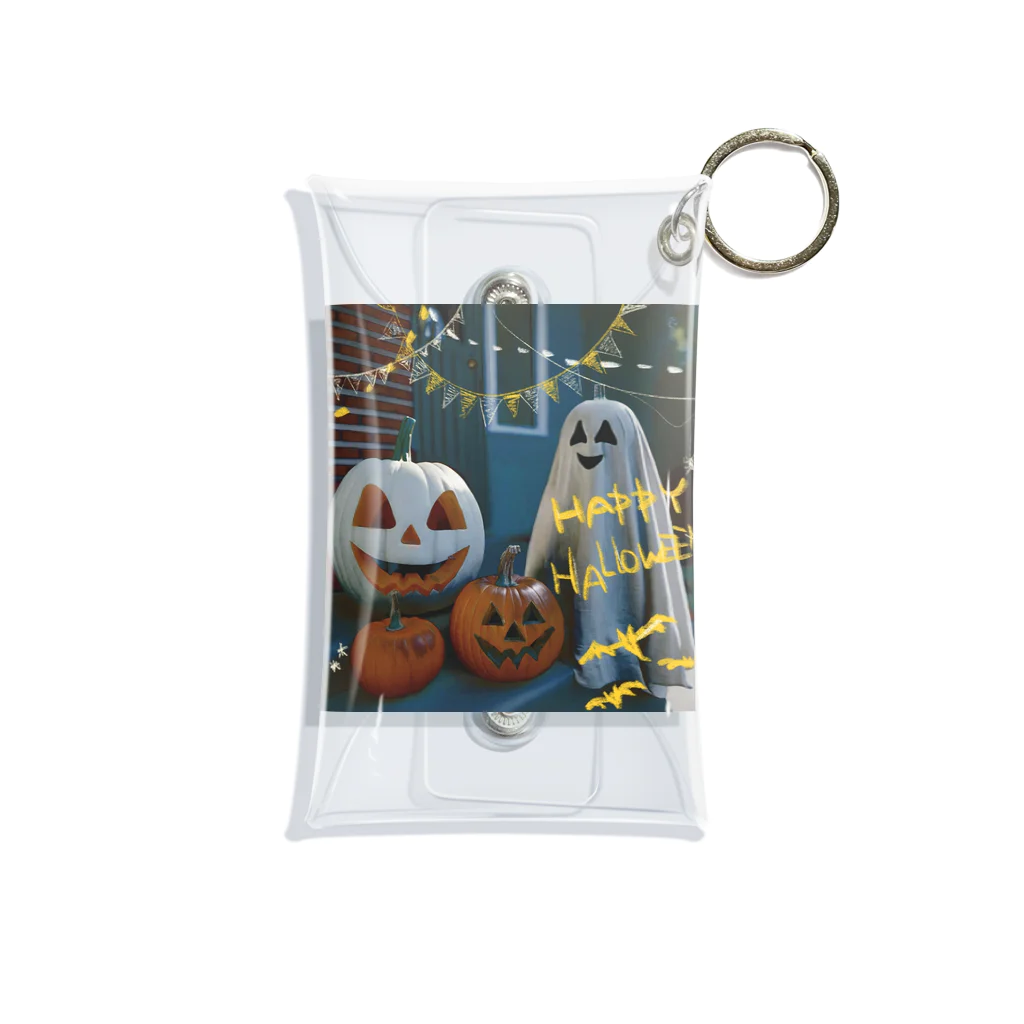 いらすとグッズのハッピーハロウィン Mini Clear Multipurpose Case