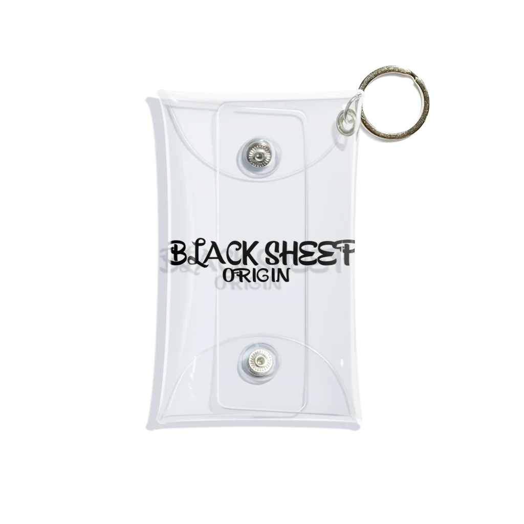 BLACK SHEEP ORIGIN SUZURI SHOPのBLACK SHEEP ORIGIN Mini Clear Multipurpose Case