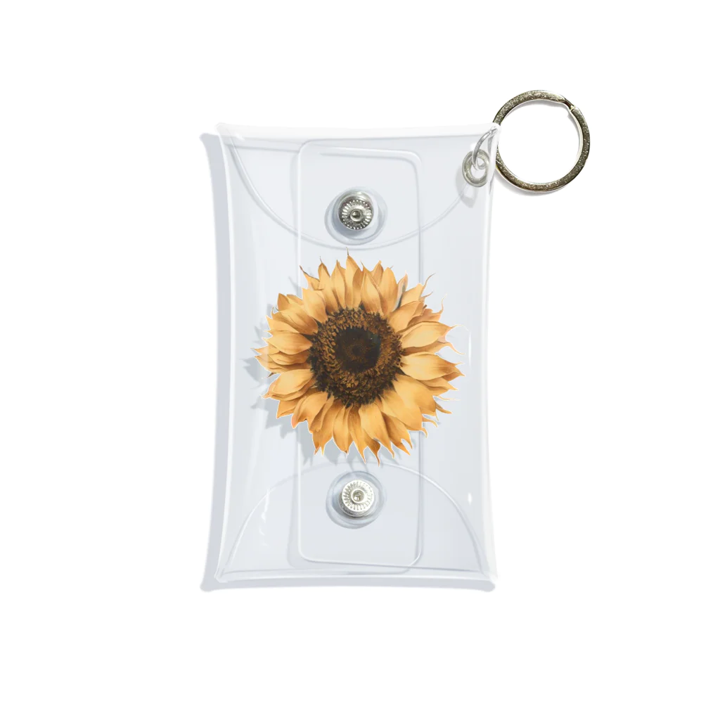 Atelier Petrichor Forestのヒマワリ Sunflower Mini Clear Multipurpose Case