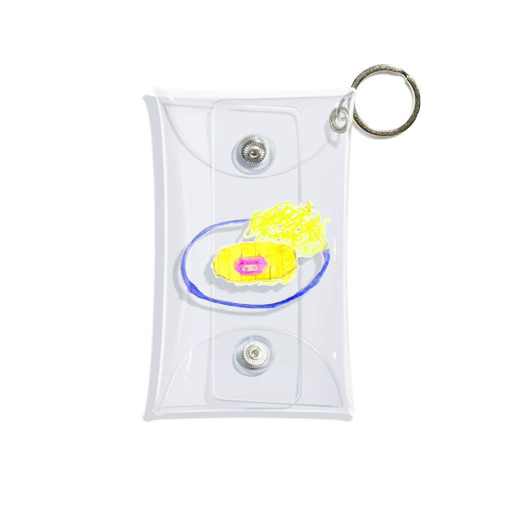 アトリエ　気ままにめろんぱんのおいしいトンカツだよー！ Mini Clear Multipurpose Case