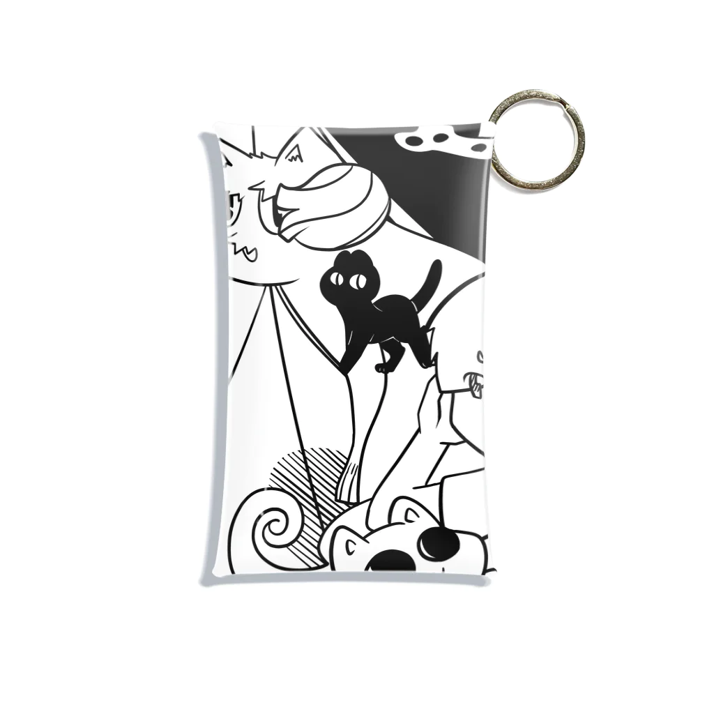 Animaru639のThe and of Cats-004 Mini Clear Multipurpose Case