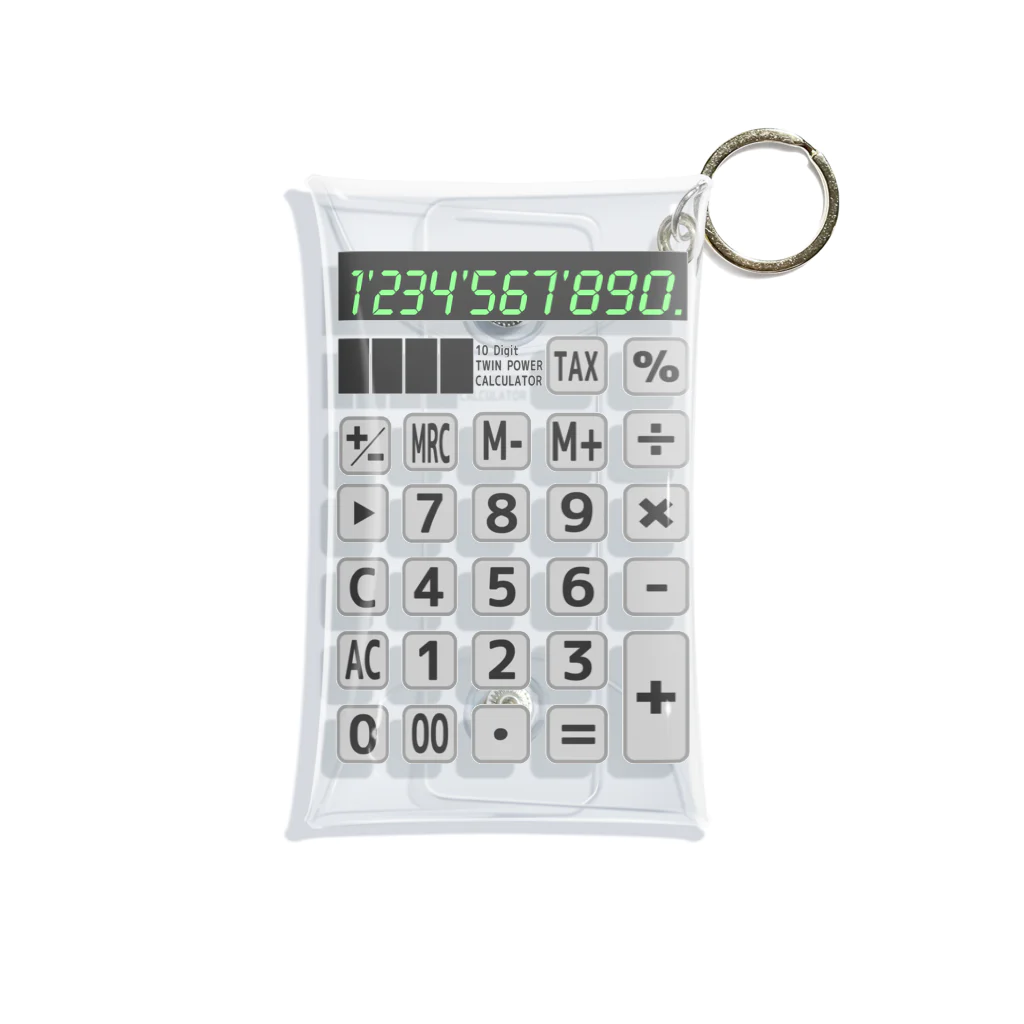 Achiとハトとみんなの店の電卓 Calculator ミニクリアマルチケース