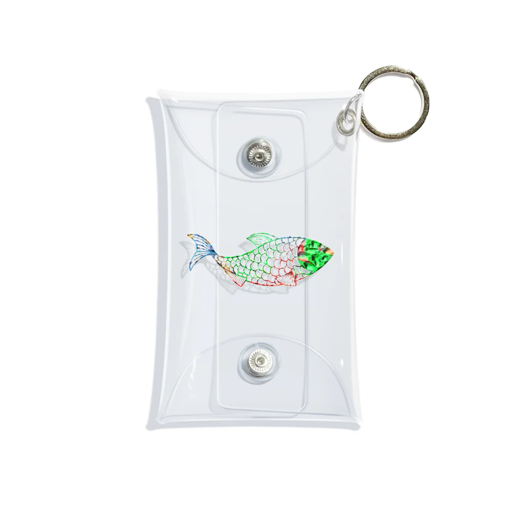 mumusの魚　water drop Mini Clear Multipurpose Case