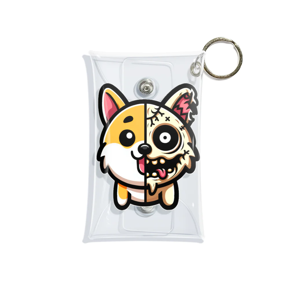 Mine-1のかわいい芝犬グッズ　ゾンビ化 Mini Clear Multipurpose Case