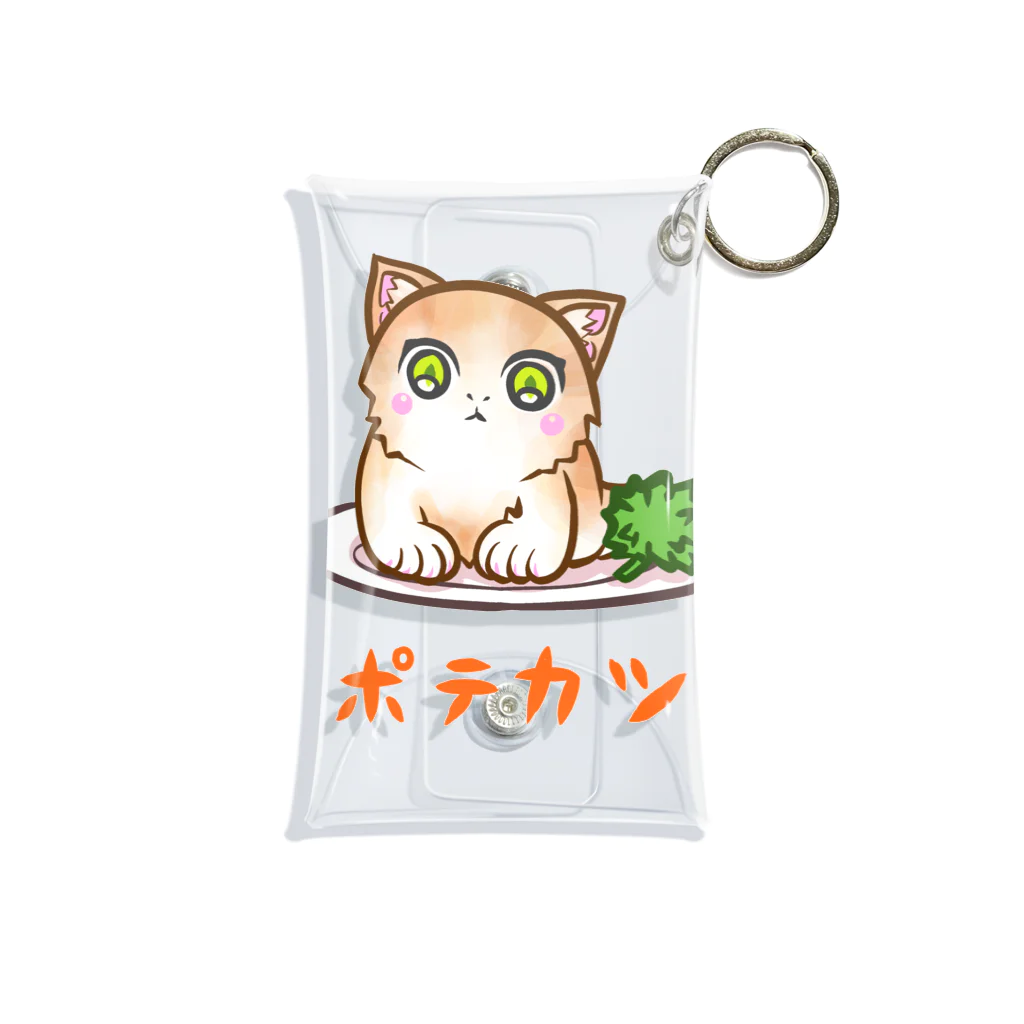 nya-mew（ニャーミュー）のポテカツ Mini Clear Multipurpose Case