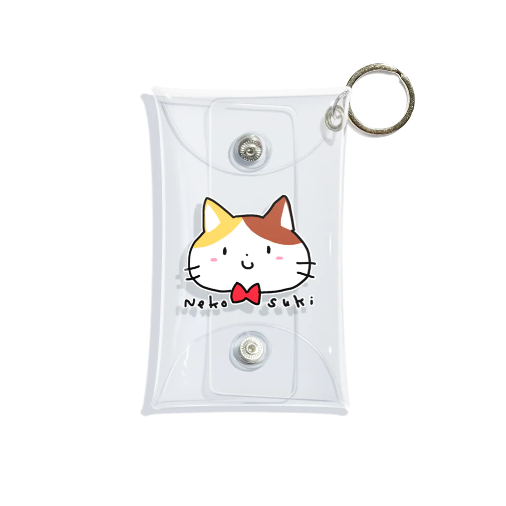 ohirune_sanpoのNeko suki Mini Clear Multipurpose Case