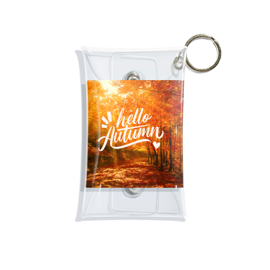 KSK SHOPのHELLO AUTUMN Mini Clear Multipurpose Case