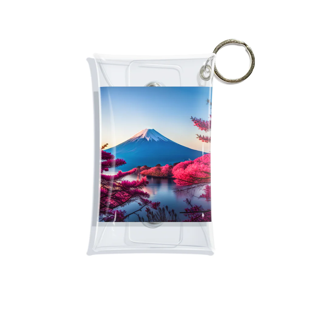 P.H.C（pink house candy）の富士山と紅葉、そして湖のグッズ Mini Clear Multipurpose Case