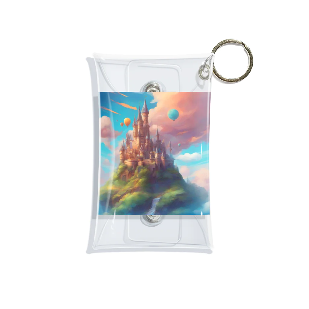 G7のショップの幻想の楽園  Fantasy Haven Castle Mini Clear Multipurpose Case