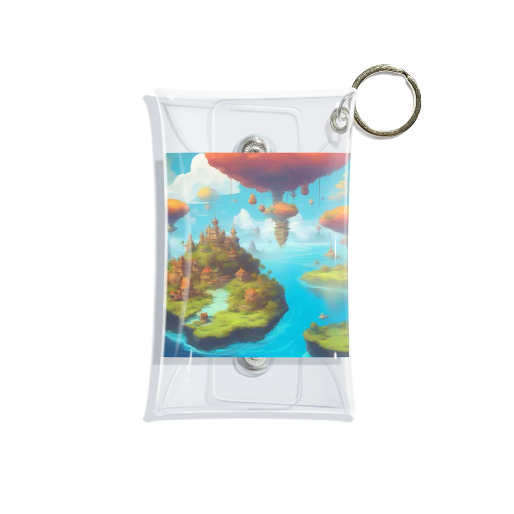 G7のショップの 幻想の浮遊アイランド コレクション（Fantastical Levitating Islands Collection） Mini Clear Multipurpose Case