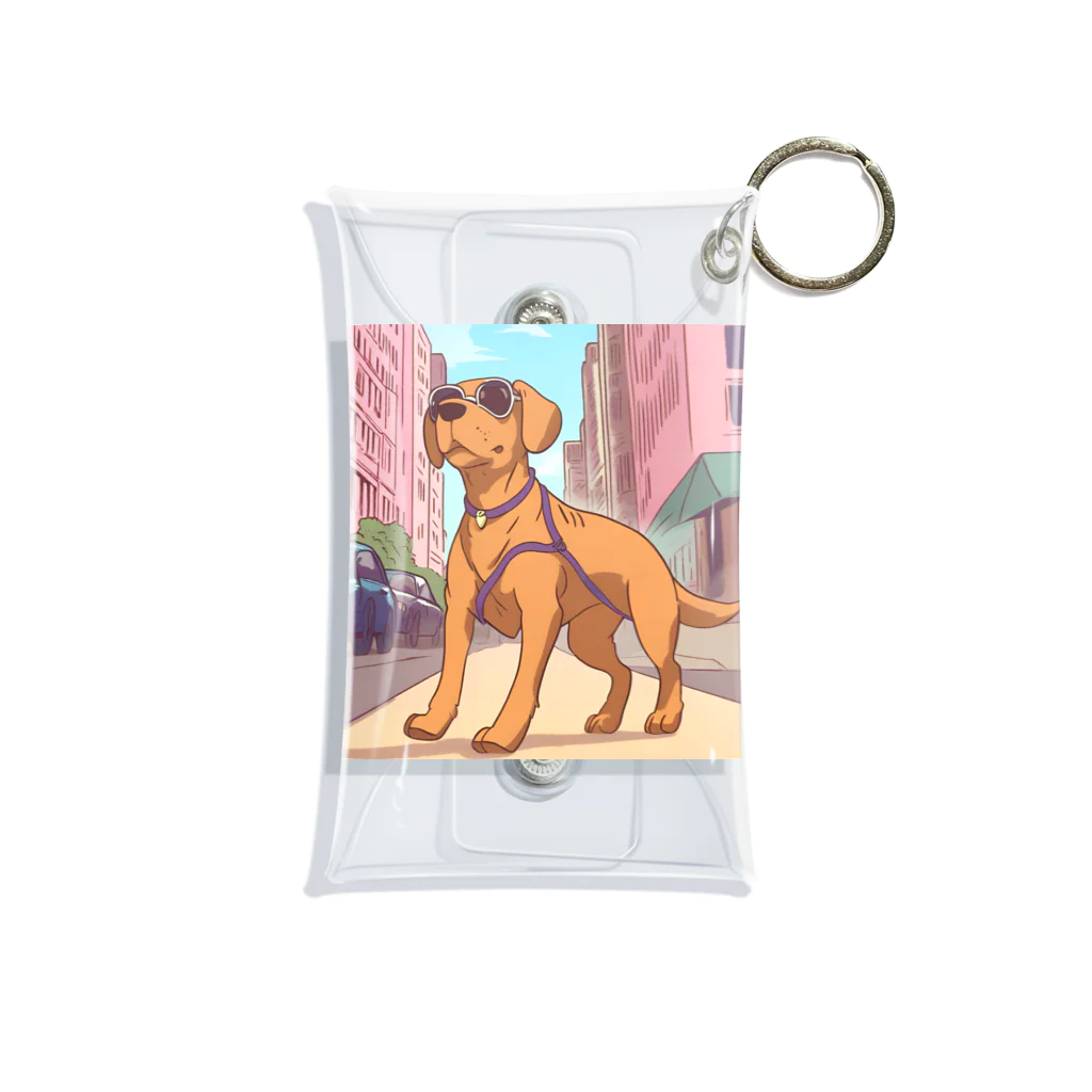 candokysの街ゆくDOG Mini Clear Multipurpose Case