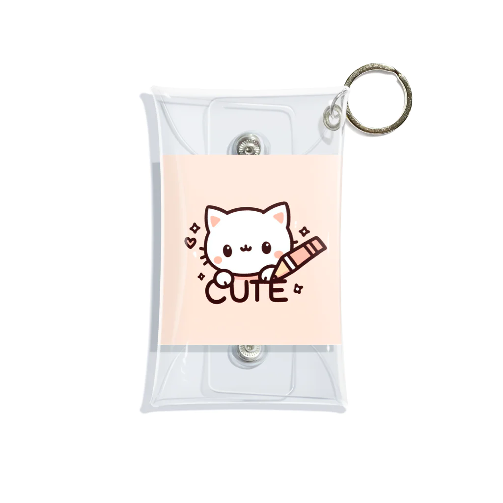 mini_asuのCut 猫 Mini Clear Multipurpose Case