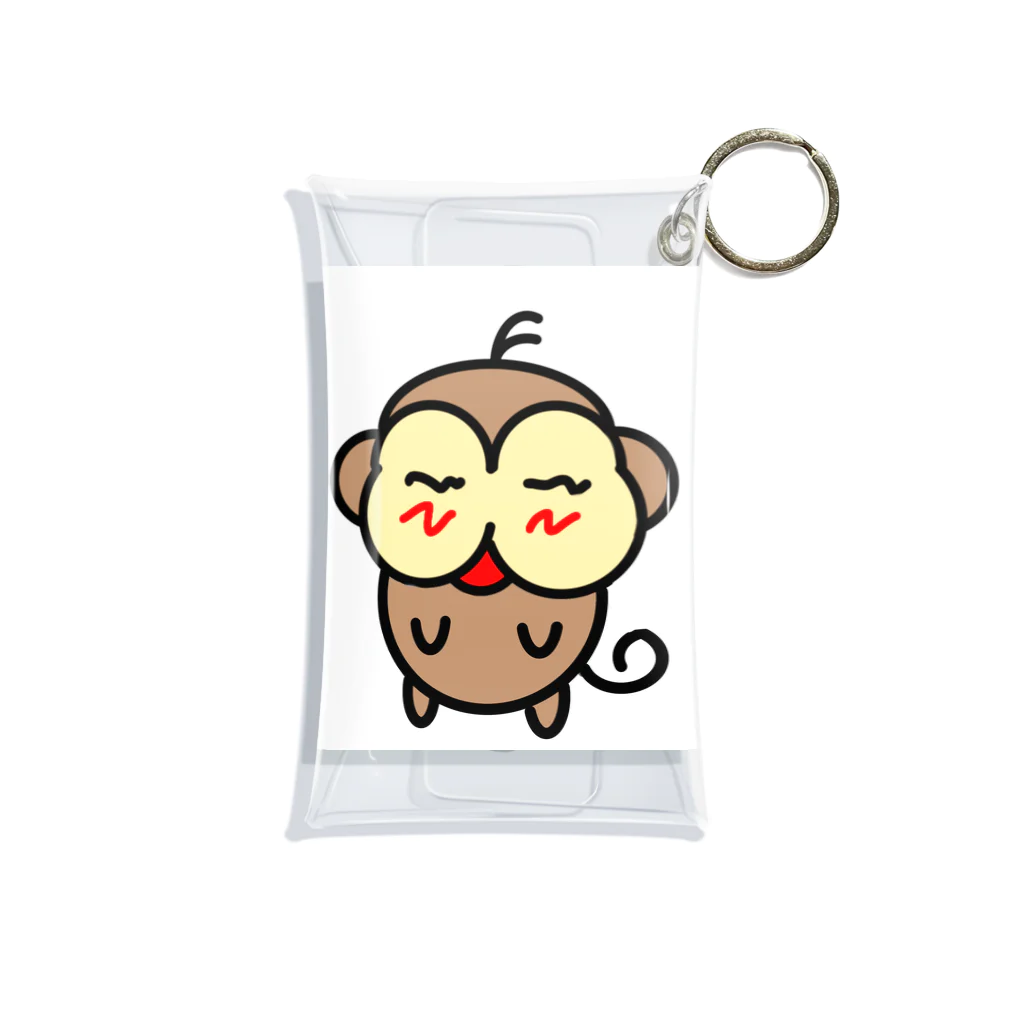 Akesahaのお猿 Mini Clear Multipurpose Case