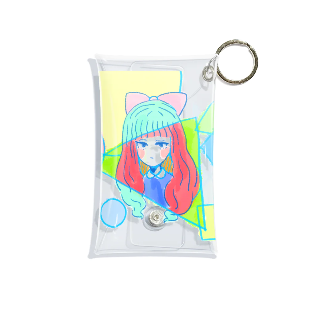 Grgr（ぐれごり）の目つきはわるめ-sukesu case Mini Clear Multipurpose Case