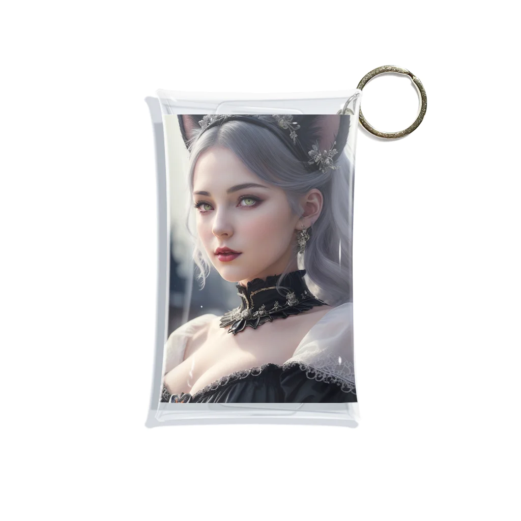 ZZRR12の「猫耳の魔女の叡智と冒険」 ： "The Wisdom and Adventure of the Cat-Eared Witch" Mini Clear Multipurpose Case