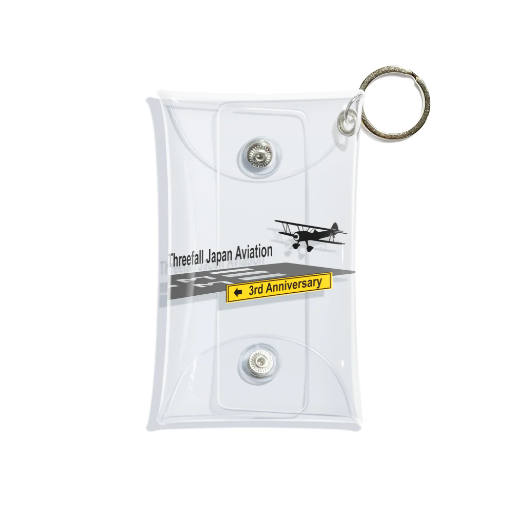 Threefall Japan Aviationの3周年記念グッズ第２弾【Threefall Japan Aviation】公式グッズ Mini Clear Multipurpose Case