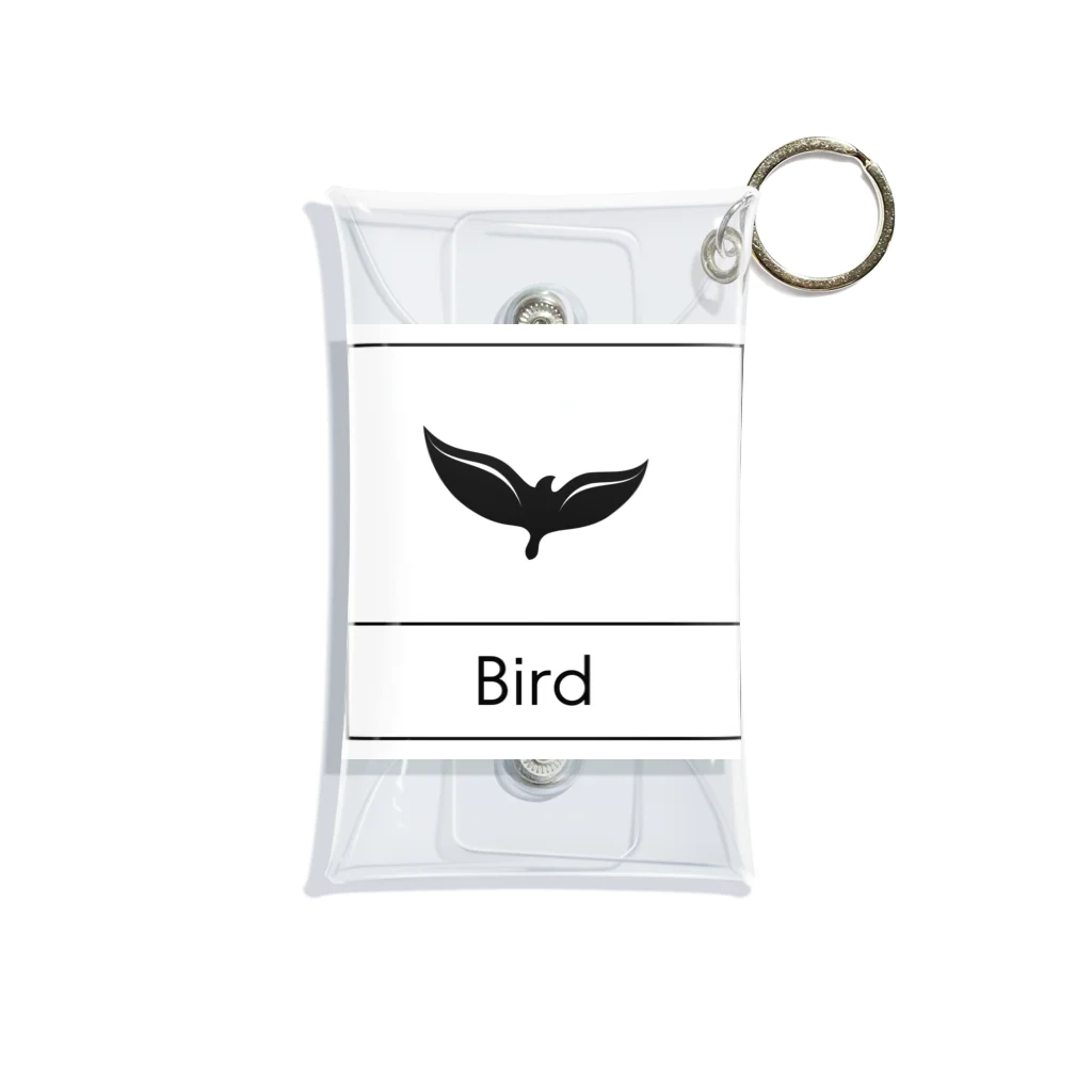 ミニマルくんの四角におさまるBird Mini Clear Multipurpose Case