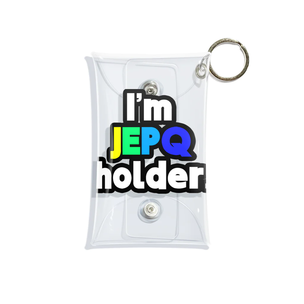 ゆでがえる(非正規こどおじでも底辺セミリタイアできますか?)のI'm JEPQ holder. ミニクリアマルチケース